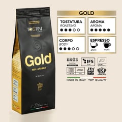 TOSTINI CAFFE - Café Italiano molido GOLD x 250gr Dulce y aromatico TOSTINI