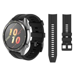 GENERICO - Correa Silicona Sport 2 para HUAWEI GT4 de 46mm - Negro