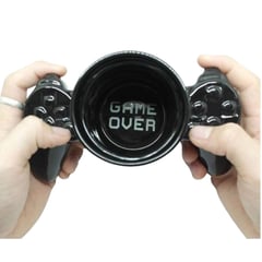 GENERICO - Taza 3D Mando de play negro- Game Over