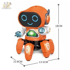 GENERICO - ROBOT INTERACTIVO PARA NIÑOS NARANJA