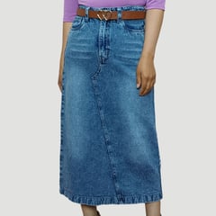 CORTE MODESTO - Falda Midi Jean