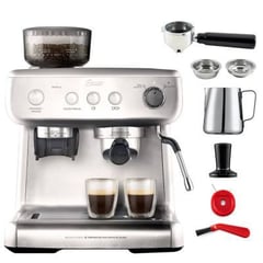 OSTER - Cafetera para espresso Perfect Brew molino integrado BVSTEM7300