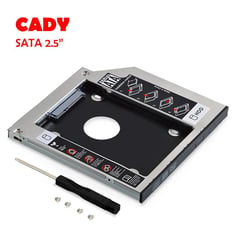 GENERICO - Caddy 9.5mm Adaptador para Disco duro solido SSD Laptop