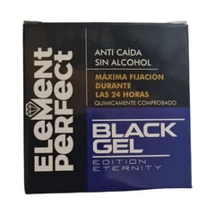 ELEMENT - Black Gel Fijación Prolongada Anti Caída Edición Eternity de 120Gr