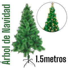 OEM - Arbol Navidad Pino Verde Disponible de 150cm Fácil de Armar