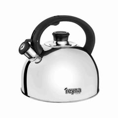 Reyna - Tetera Deluxe acero inoxidable de 5 Litros (Negro)