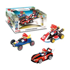 CARRERA GO - Pack 3 Vehiculos Pull & Speed Mario Kart