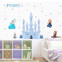 GENERICO - Vinilo Infantil Frozen Decoracion adhesivo para Niñas