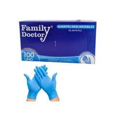 FAMILY DOCTOR - 100 UNID. GUANTES NITRITEC TALLA M MARCA