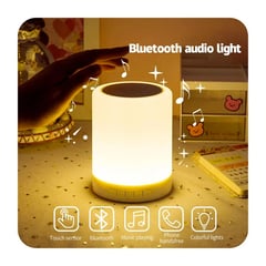 GENERICO - Parlante Lampara Led Bluetooth Colores Touch