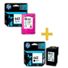 HP - Tinta 662 Negro y Color