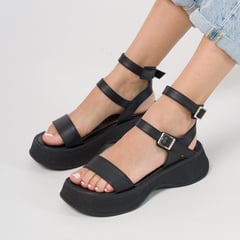 ARANNI - SANDALIAS MUJER AMAPOLA NEGRO