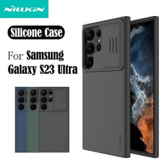 NILLKIN - Case Silicone Black - Galaxy S23 Ultra