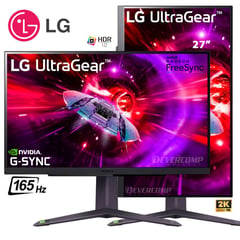 LG - Monitor UltraGear 27GR75Q-B 27 IPS 2K 165Hz HDMI DP