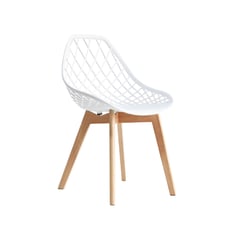 BONNO - Silla De Diseño Turia Blanco