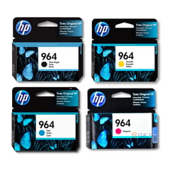 HP - Kit Tinta 964 Cyan Magenta Amarillo Negro