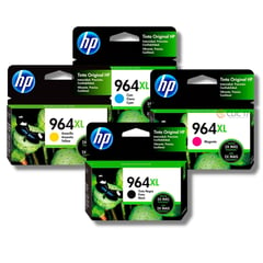 HP - Kit Tinta 964XL Cyan Magenta Amarillo Negro