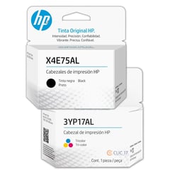 HP - Kit Cabezal X4E75AL 3YP17AL Negro Tricolor