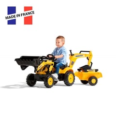 KOMATSU - Retro Excavadora Montable A Pedal Para Niños