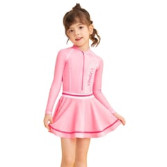 GENERICO - Traje acuatico kids yingfa skirt suit manga larga