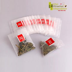 LA SEMILLITA PERUANA - 100 Filtrante nylon etiqueta Tea 5.7x7cm