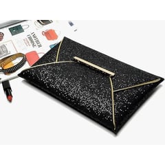 KAST PE - Sobre Clutch Mujer Vanite - Negro Con Dorado