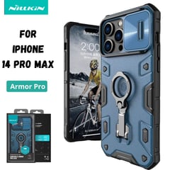 NILLKIN - Case Armor Blue - iPhone 14 Pro Max