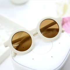 LE PETIT COMPANY - Lentes de Sol Retro Niños Niñas - Ivory