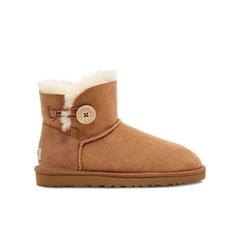 UGG - Botas Mini Bailey Button II W Chestnut Mujer