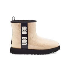 UGG - Botas Classic Clear Mini W Natural/Black Mujer