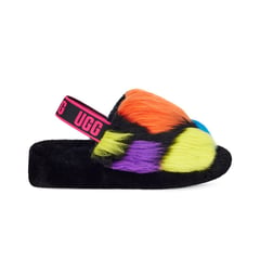 UGG - Sandalias Fluff Yeah Party Spots W Black Mujer