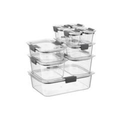 RUBBERMAID - Set Hermeticos Brilliance Tritan 20 Piezas