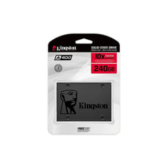 KINGSTON - Disco Sólido Interno SA400 SSD 240gb Negro