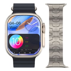 Smart Watch Hello Watch 3 Plus Y Correa De Titanio Iron Man Matte