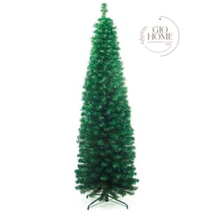 GENERICO - Arbol de Navidad Pino Vela 1.80m Verde 377 Ramas GIO Home