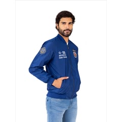 JUSTO - CASACA PARA HOMBRE AZUL ACERO BOMBER - JACKET