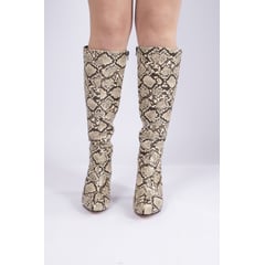 GENERICO - BOTAS LARGAS ANIMAL PRINT MUJER DMELLSHOES