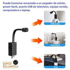 OEM - Camara Espia Wifi Flexible - En Vivo Para Celular - Vision Nocturna