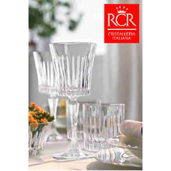 RCR - Copas de Cristal x 6 Piezas VINO 23 CL - Hecho en Italia