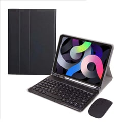 PUREPOWER - Funda Con Teclado Ratón para ipad 9/8/7 10.2" air3 10.5"-negro