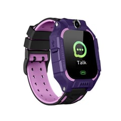 GENERICO - Smartwatch para niños Q19 Morado con Tarjeta Sim y Rastreador