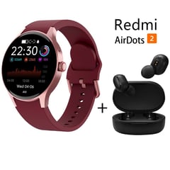 XIAOMI - Reloj inteligente deportivo + Redmi AirDots 2 combo - Rojo