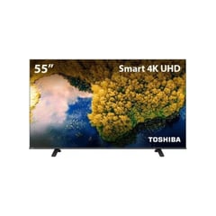 TOSHIBA - Tv Smart LED 55 4K Ultra HD VIDAA 55C350LS - Negro