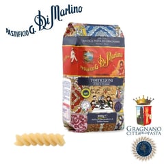 PASTIFICIO G DI MARTINO - Tortiglioni italiano premium x 500gr 14% proteina DI MARTINO