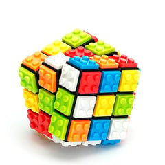 FANXIN - Cubo Rubik Diseño Bloques 3x3