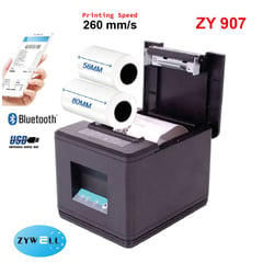 ZYWELL - Impresora Termica Ticket 80mm con Bluetooth y USB