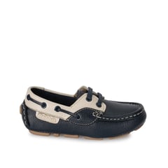 RABBIT - Zapato Top Sider Casual ANGEL-067 I Azul/Hue Cuero