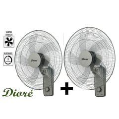 DIORE - PACK DE VENTILADOR DE PARED 5 ASPAS MWF-1605