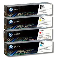 HP - Kit Toner 126A Cyan Magenta Amarillo Negro - Pack