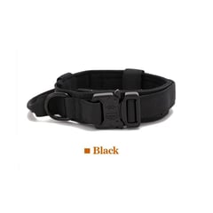 GENERICO - Collar ajustable para perro Negro Talla XL